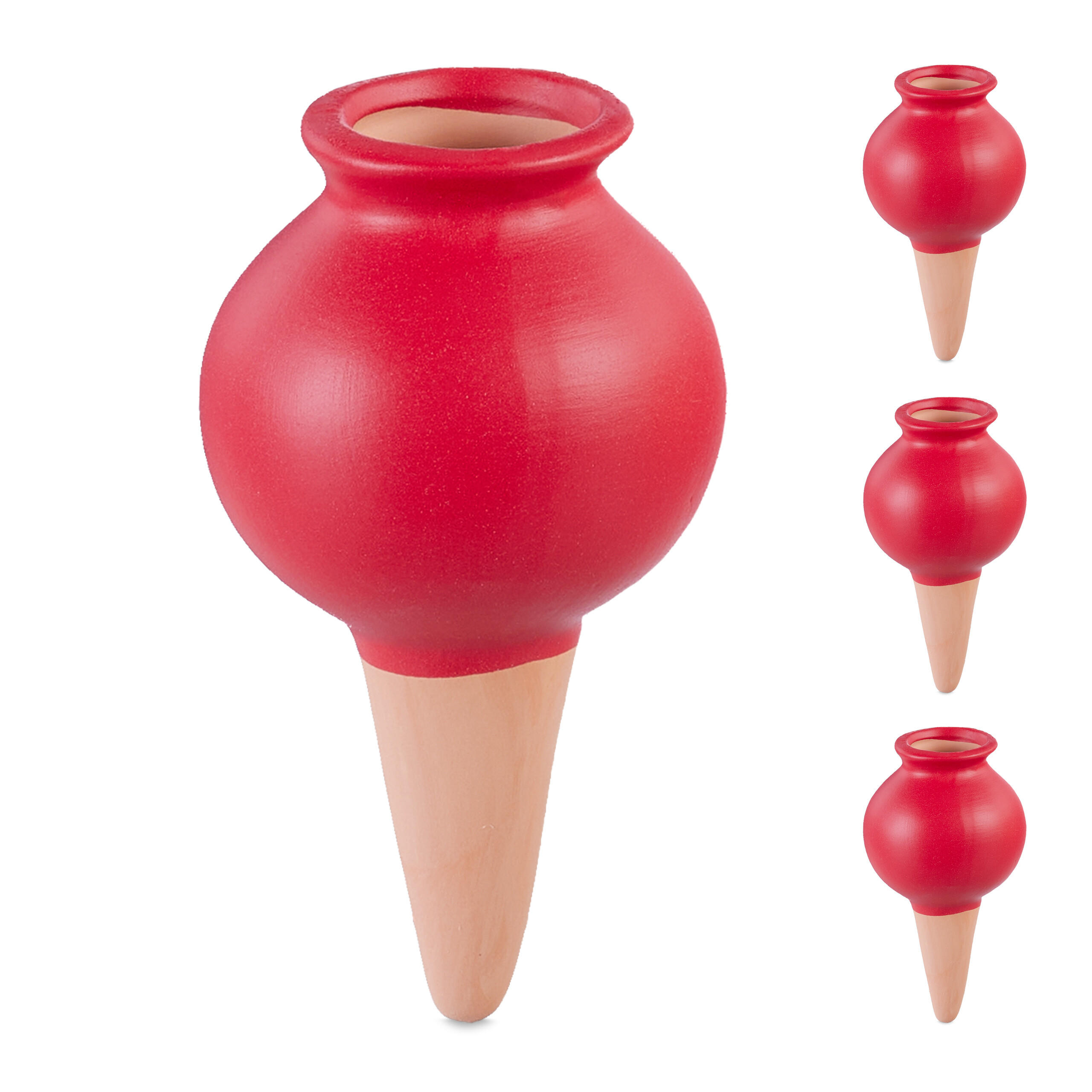 4XTONSPITZEN - Multicolor, Keramik (6/12/6cm) - Relaxdays