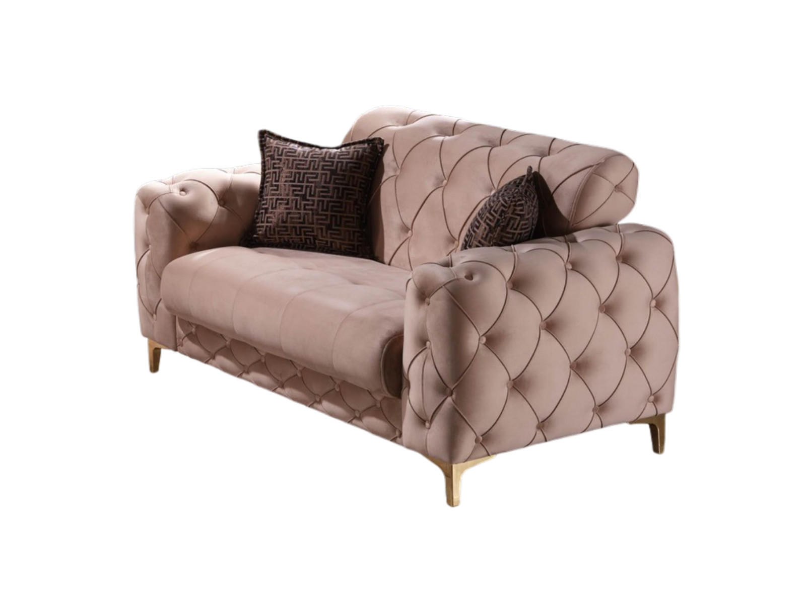XXXLutz 2-Sitzer Beige 180x80x100 cm