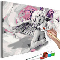 MALEN NACH ZAHLEN 50/40 cm - Multicolor, Textil (1.4/40cm) - KUNSTLOFT