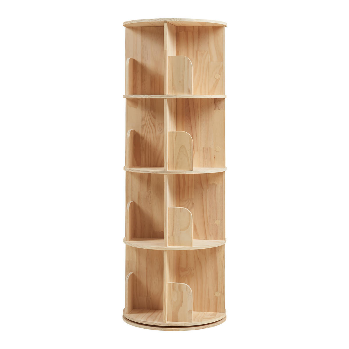 KINDERREGAL Chasek - Naturfarben, Holz (44/125/44cm) - [en.casa]