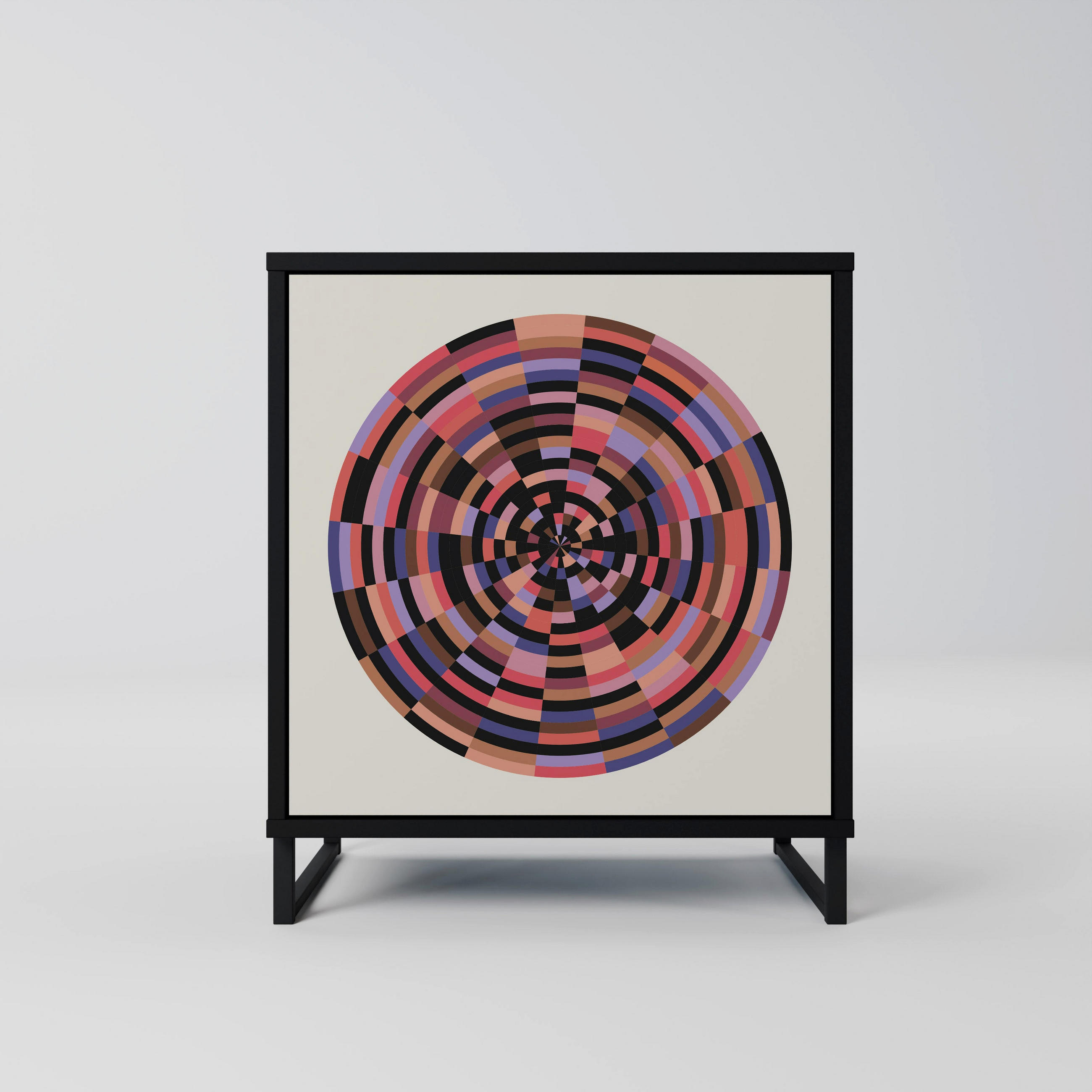 SpaceRebels Sideboard Schwarz 57.5x67.5x42 cm