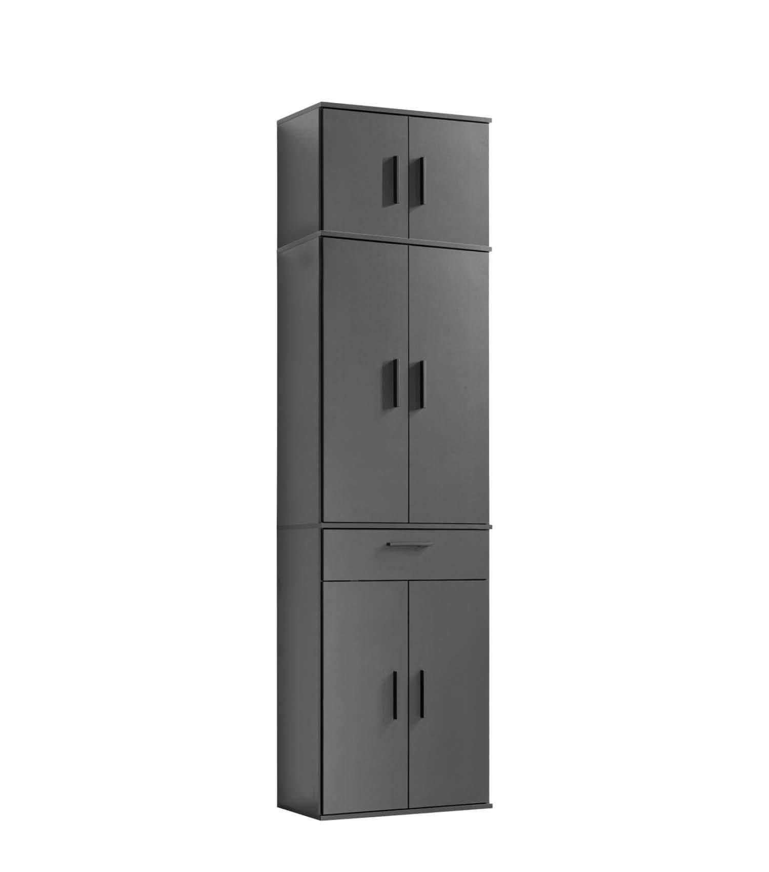 Mokebo Mehrzweckschrank Schwarz 60x230x34 cm