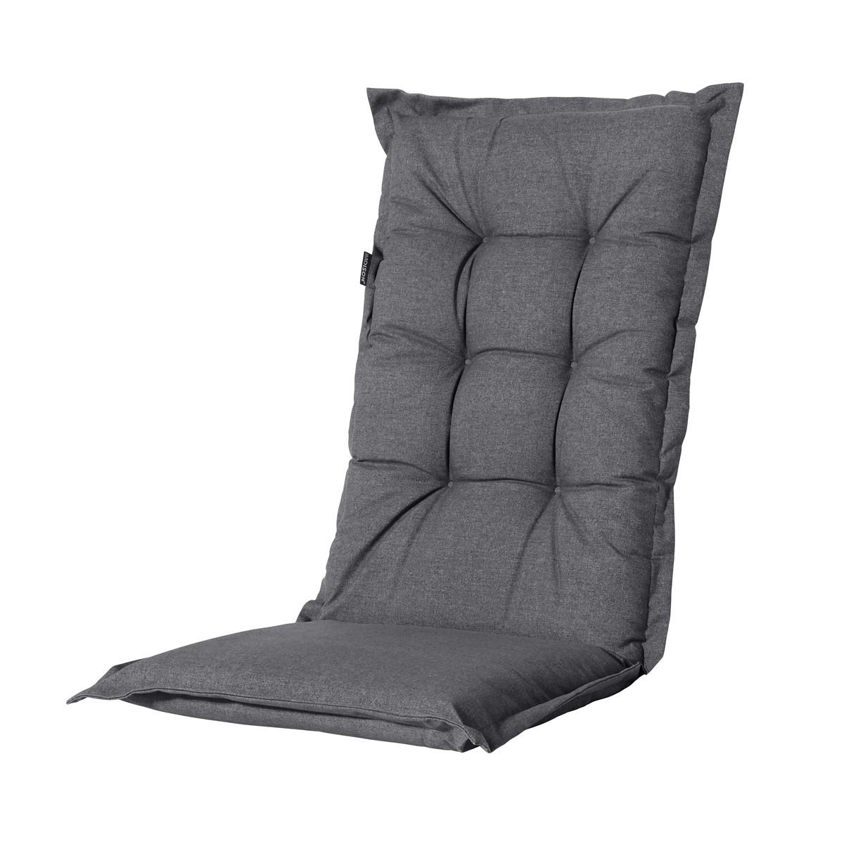 GARTENSTUHLKISSEN Manchester 123/50 cm 4er-Set - Grau, Textil (50/7/123cm) - Madison
