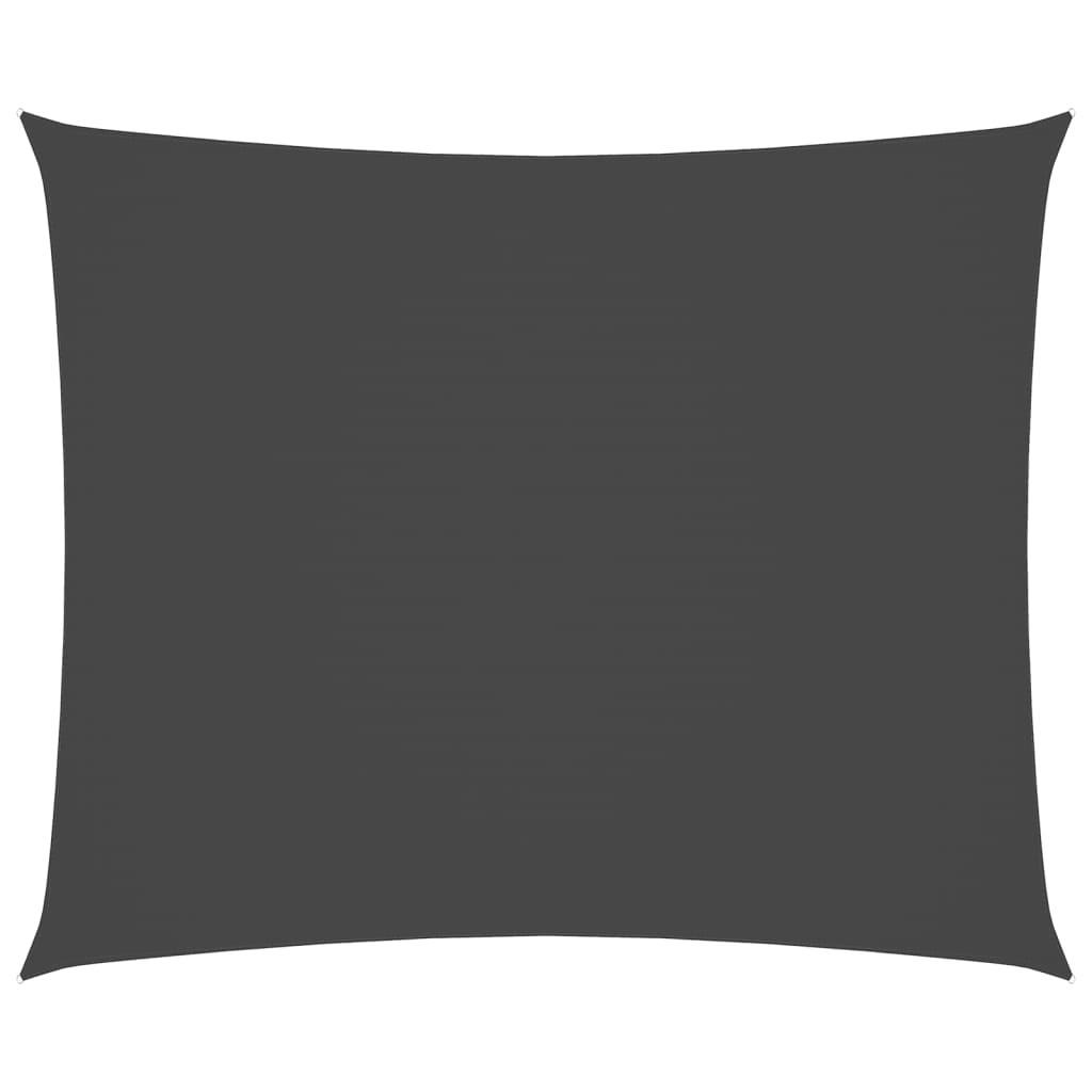 SONNENSEGEL Oxford-Gewebe Rechteckig 6x7 m Anthrazit - Anthrazit, Textil (700/600cm) - furnicato
