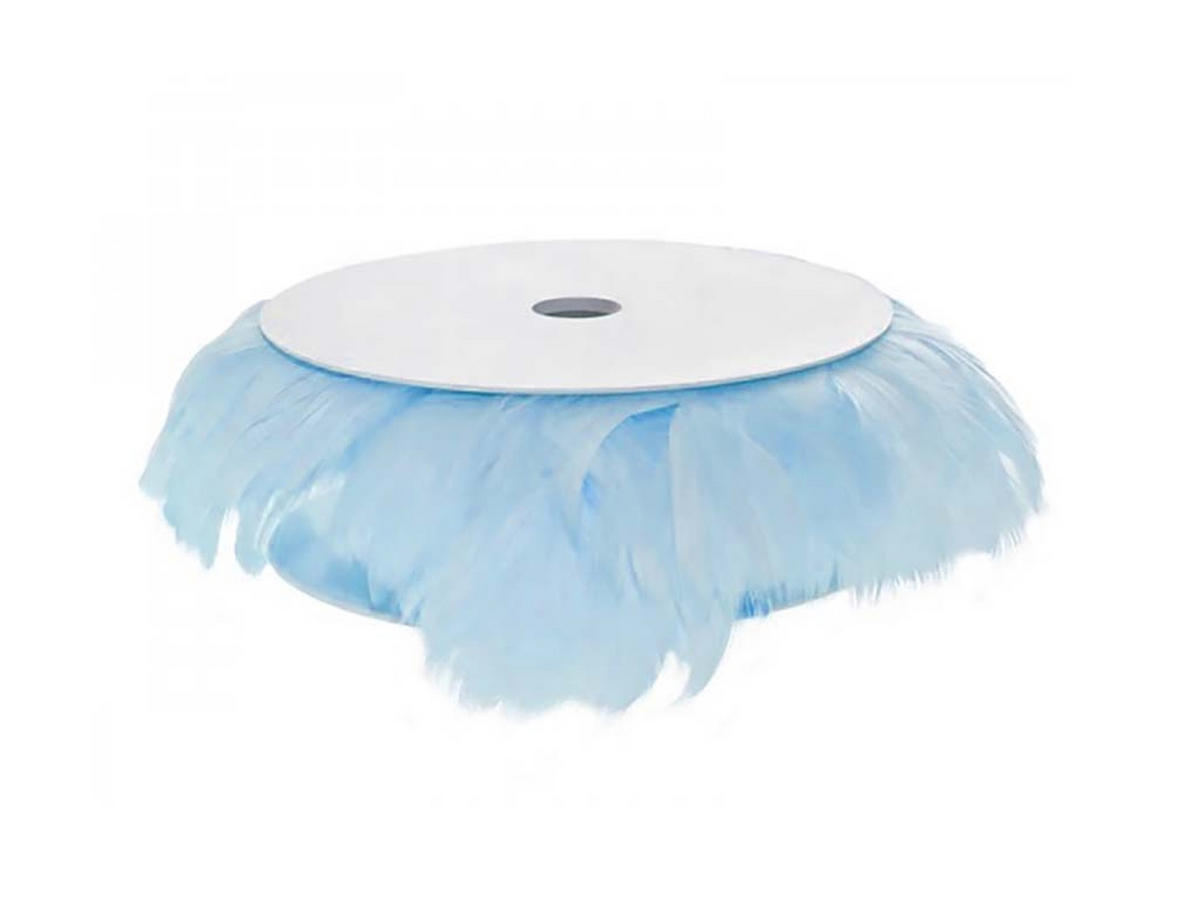 LAALU FEDEREN auf Draht hellblau 6 m - Blau, Kunststoff (0.01/1/0.01cm) - LAALU