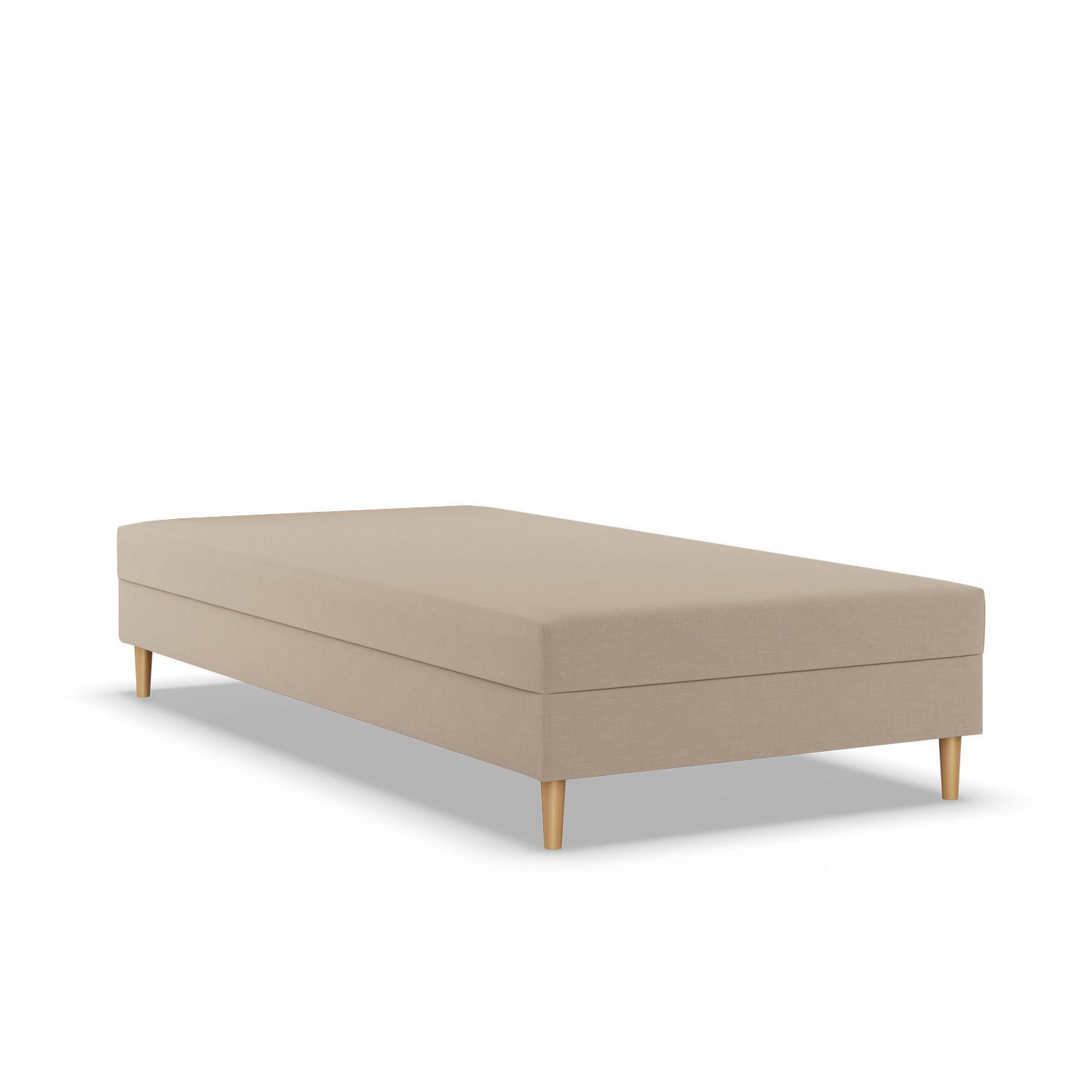 Mebligo Boxbett Beige 90x200 cm