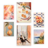 POSTER Set Mit 6 Vom Fenster A3 & A4 Rahmenlos - Klar, Papier (29/3cm) - Nacnic