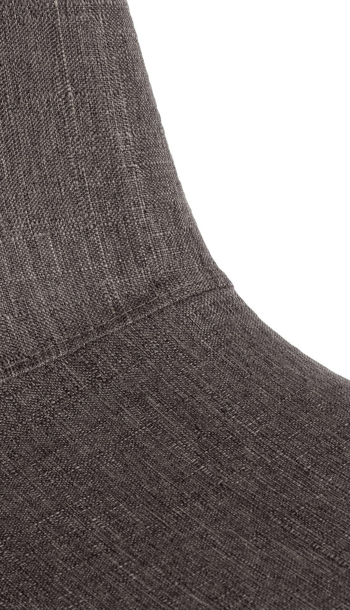 ESSZIMMERSTÜHLE 4er-Set MOVI Taupe Stoff Metall 88x44x51 cm - Taupe, Metall (44/88/51cm) - DELUKE