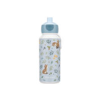 POP-UP TRINKFLASCHE Campus (2025) Forest Friends 400 ml - Weiß/Hellblau, Kunststoff (0.4L) - Mepal