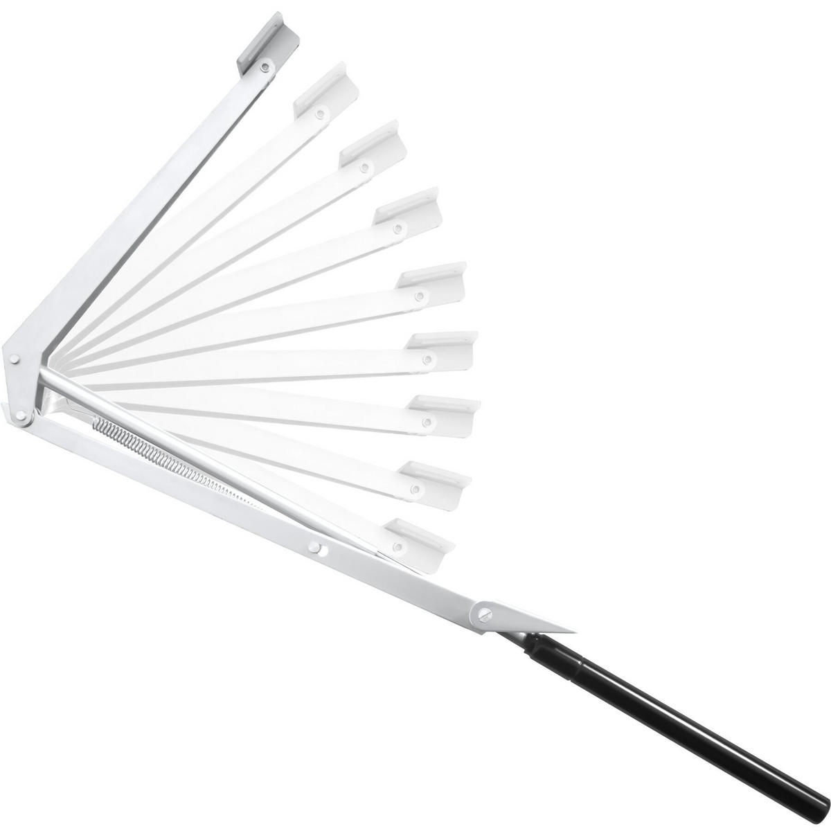 FENSTERÖFFNER automatisch, einfache Montage, silber - Silberfarben, Metall (4.5/5/32cm) - tectake