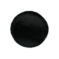KISSENHÜLLE Rund Samt&Sonders schwarz 60 cm Ø - Schwarz, Textil (60/60cm) - beties Heimtextil