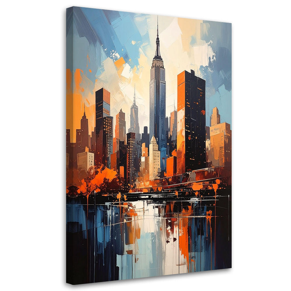 Feeby Leinwandbild, Mehrfarbig 60x90 cm