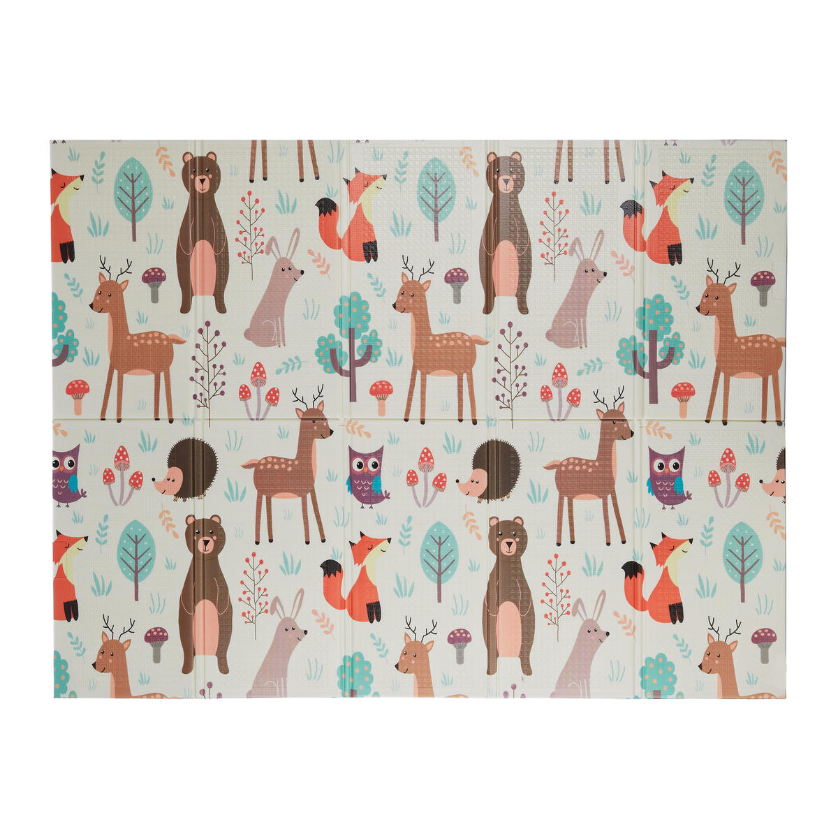 SPIELMATTE - Multicolor, Kunststoff/Textil (195/150cm) - Relaxdays