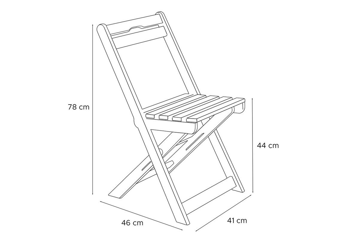BALKONMÖBEL MELES für 2 Personen, braun - Braun, Holz - KONSIMO®