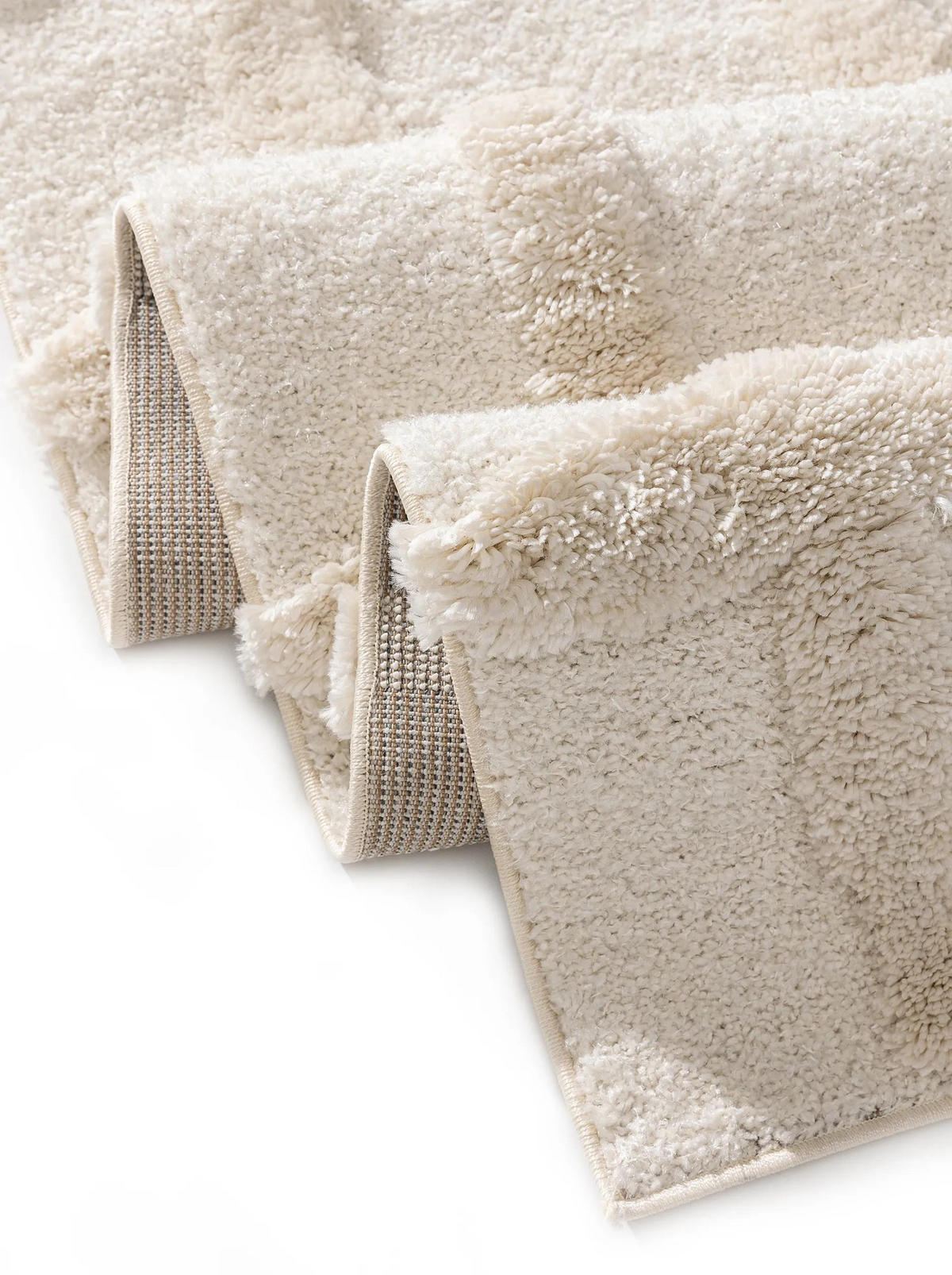 HOCHFLORTEPPICH Tibo Cream 160x230 cm - Creme, Textil (160/230cm) - benuta Pop