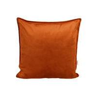 KISSENHÜLLE Samt&Sonders rost-orange 40/40 cm - Dunkelorange, Textil (40/40cm) - beties Heimtextil