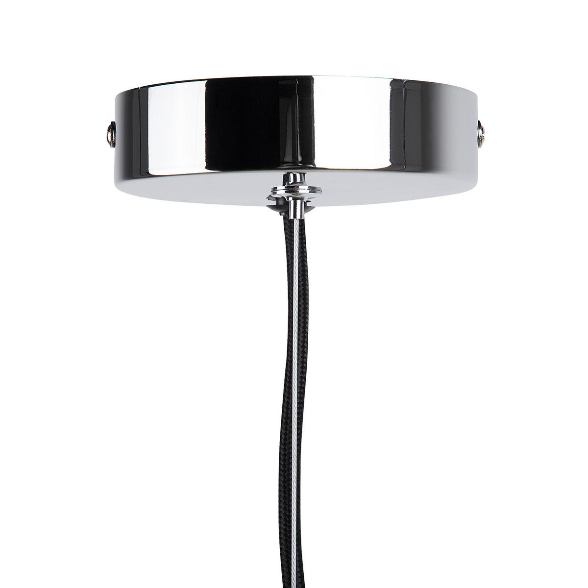 HÄNGELEUCHTE Verde 14/14/116 cm - Grau, Stein (14/14/116cm) - Beliani