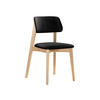 WOHNZIMMER STUHL KT63/C, Holzfarbe: Buche - Buchefarben/Schwarz, Holz/Textil (47/80/49cm) - MIRJAN24