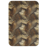 KOUPELNOVÁ PŘEDLOŽKA Tropical - Listy - zlaté 60x90 cm - zlatá, textil/plast (60/90cm)
