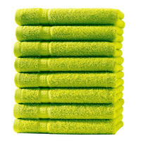 HANDTUCH 50x100 cm Frottier Handtücher im 8er Set aus 100% Baumwolle, Grün 500g/m2 - Grün, Textil (50/100cm) - Carpe Sonno