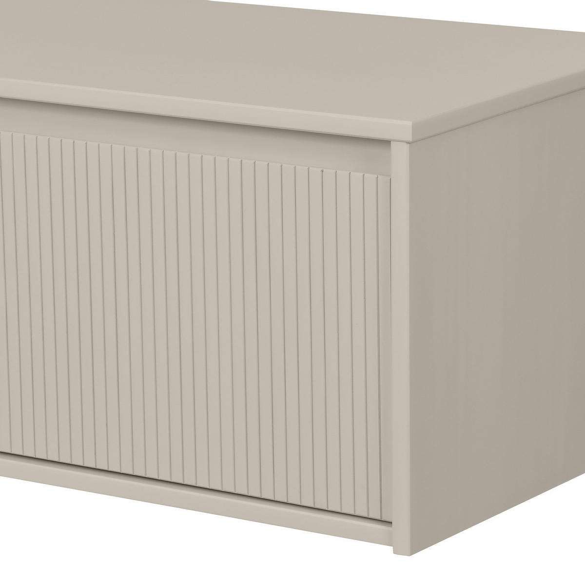 MASSIVES HÄNGE-LOWBOARD - Pinie / Kaschmir - Braun, Holz (180/34/42cm) - home24