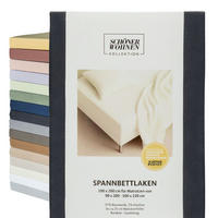 NAPÍNACIE prestieradlo FLAT - biela, textil (90/200cm) - Schöner Wohnen