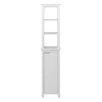 SÄULENSCHRANK Weiß 30/30/170 cm - Weiß, Holzwerkstoff (30/170/30cm) - Mobili Rebecca