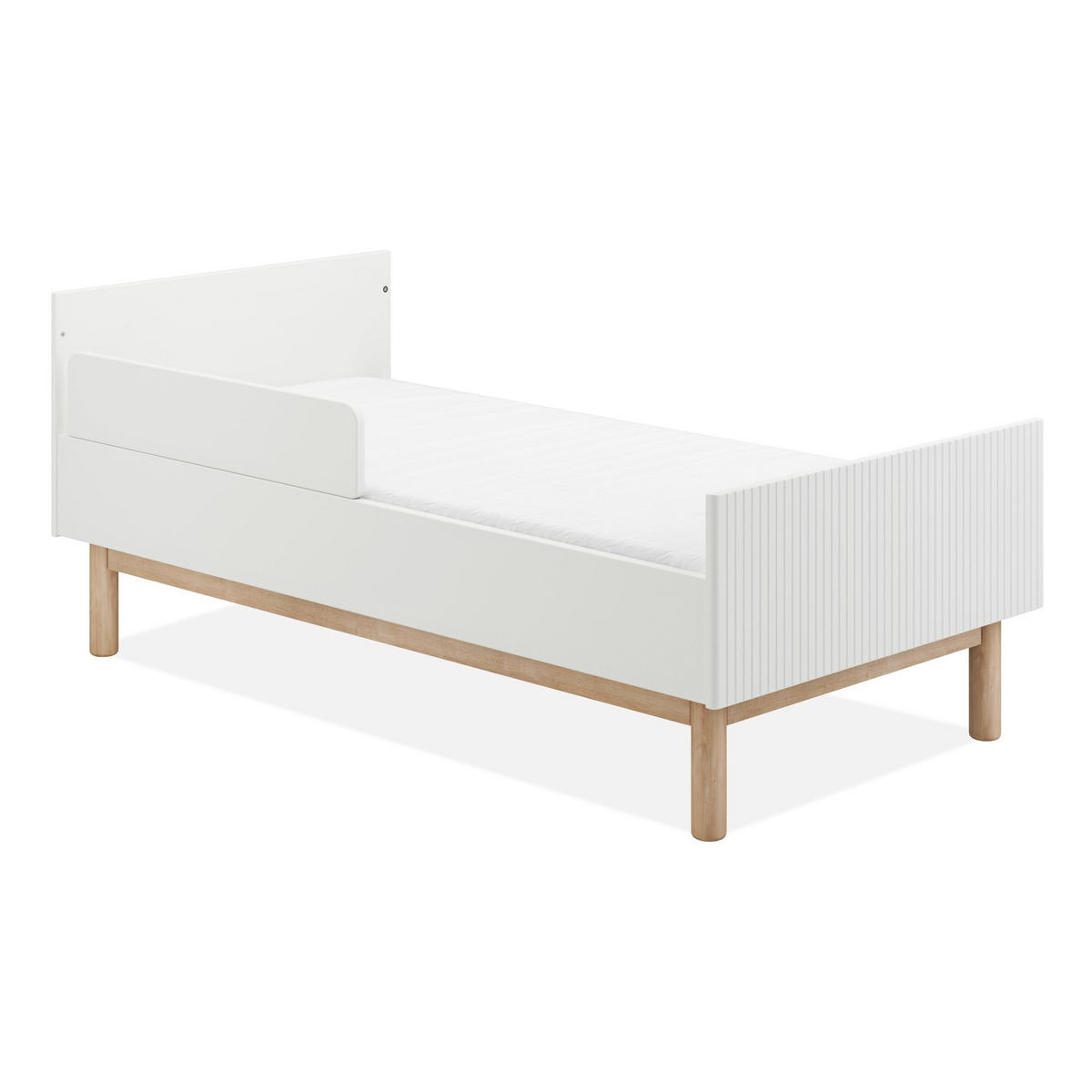 BETT-UMBAUSEITEN LOTTI - Weiß, Holzwerkstoff (75/15/2cm) - KONSIMO®