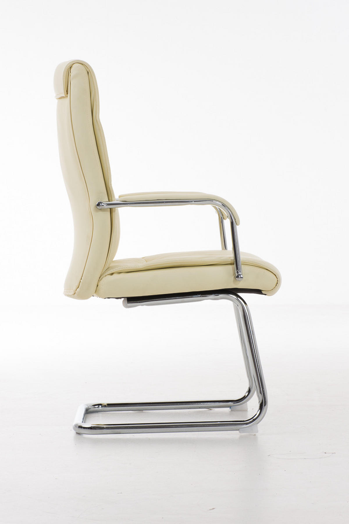 SCHWINGSTUHL Lederlook creme - Creme, Textil/Metall (49/105/60cm) - CLP