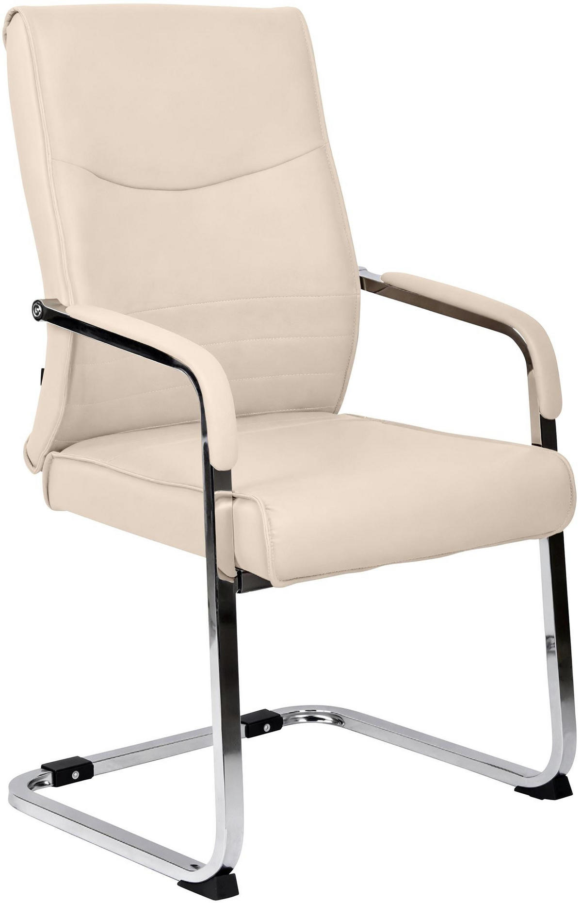 SCHWINGSTUHL Lederlook Creme - Creme, Textil/Metall (55/88/60cm) - CLP