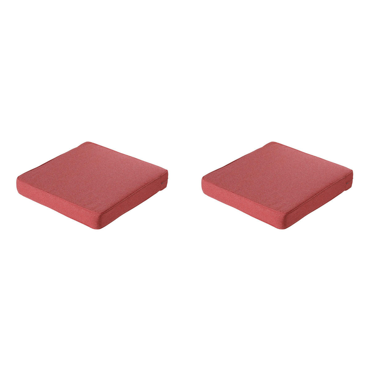 SITZKISSEN Manchester 60/60 cm 2er-Set - Rot, Textil (60/8/60cm) - Madison