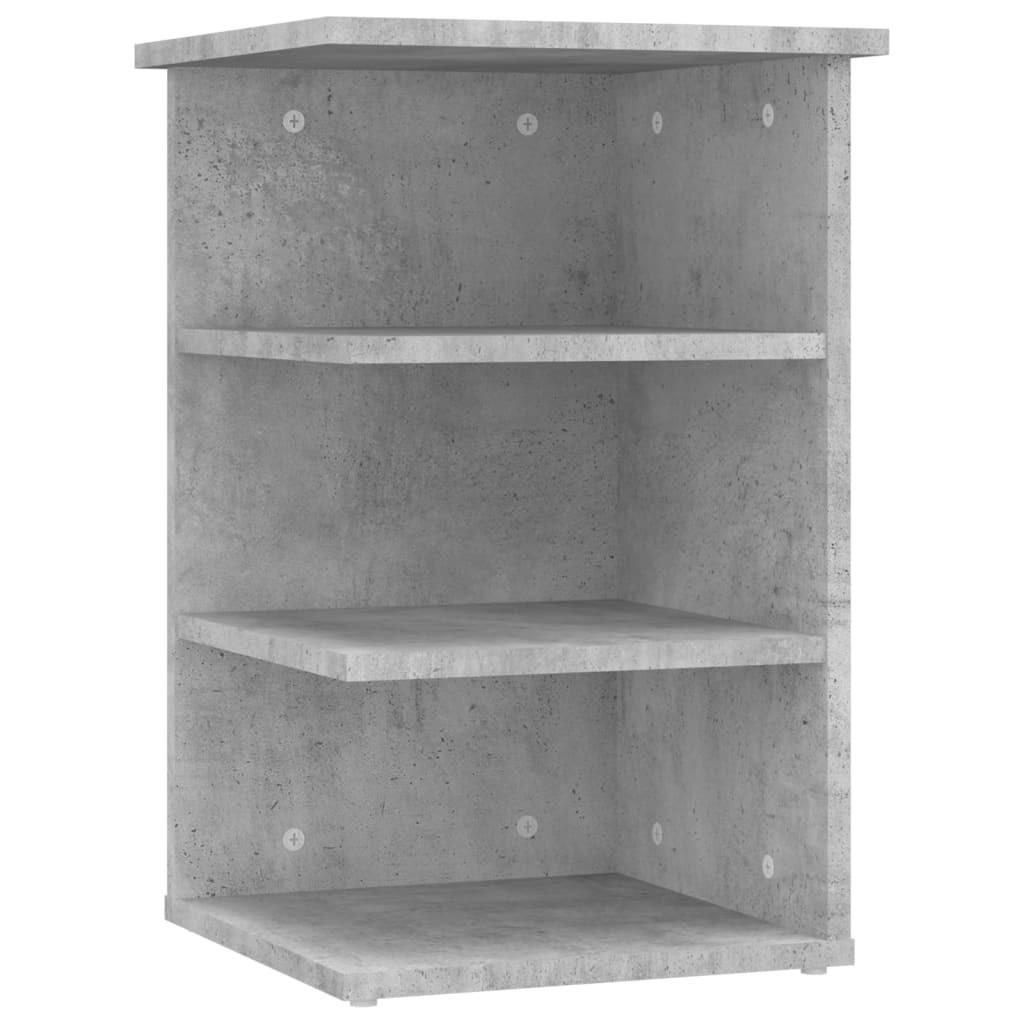 vidaXL Bücherregal Grau 35x55x35 cm