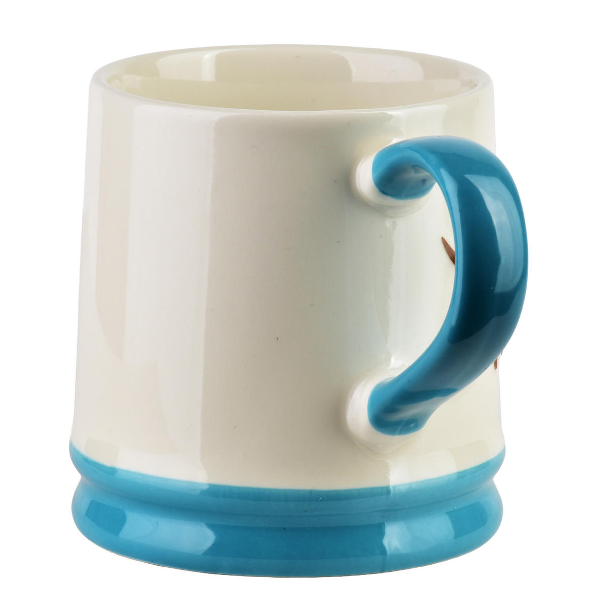 HRNEK DOXIE, porcelán, 8 x 12,3 x 9,2 cm - tyrkysová, keramika (0.32L) - Mondex