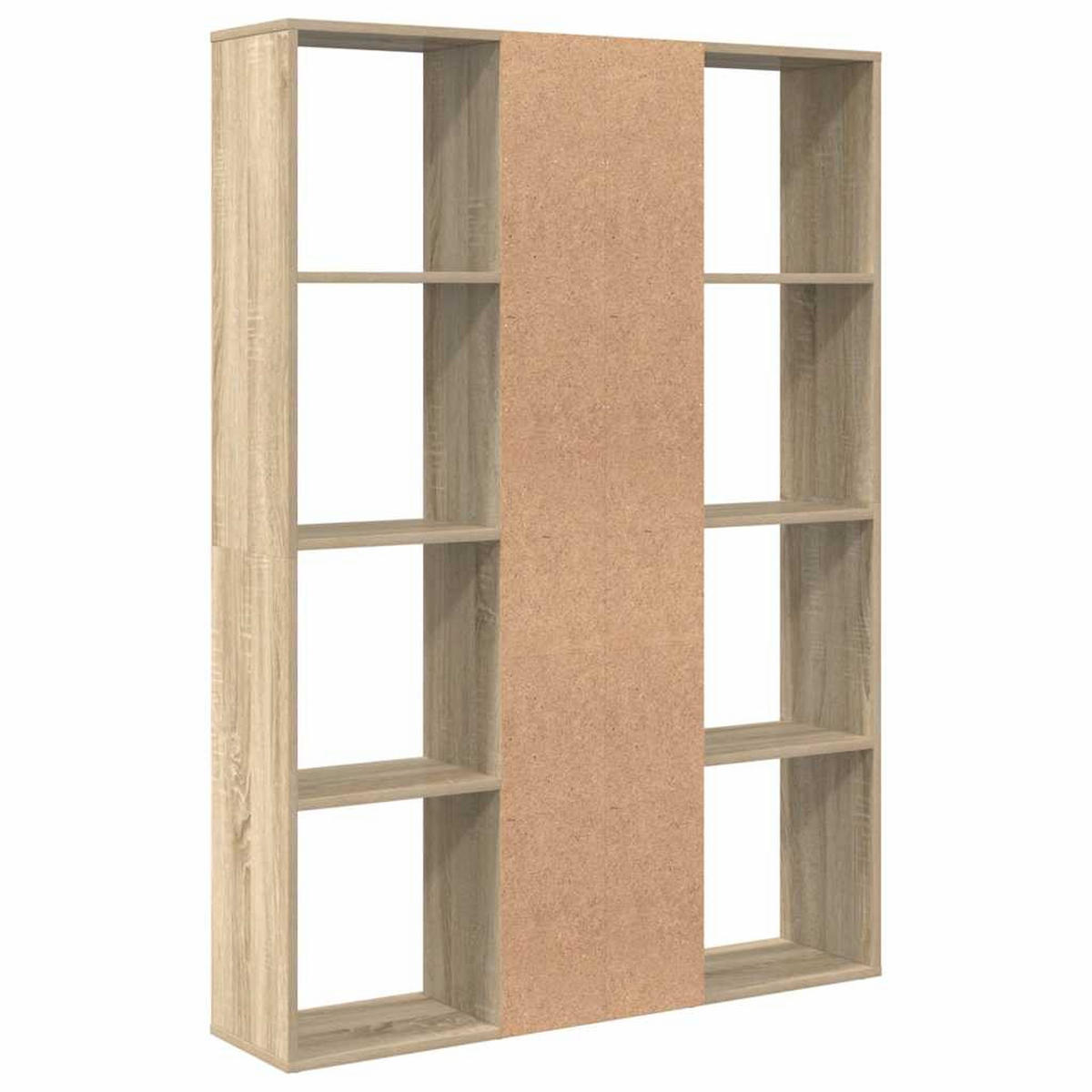 RAUMTEILER/BÜCHERREGAL Sonoma-Eiche 100/24/140 Cm Holzwerkstoff - Braun, Holzwerkstoff (24/140/100cm) - vidaXL