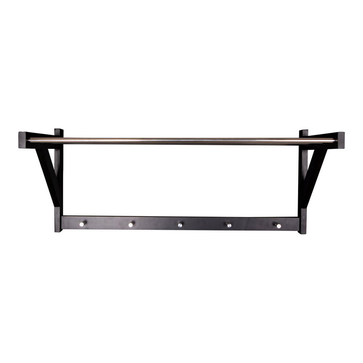 HUTREGAL Padova Pappel, Stahl Schwarz - Schwarz, Metall (78/34/32cm) - tinkaro