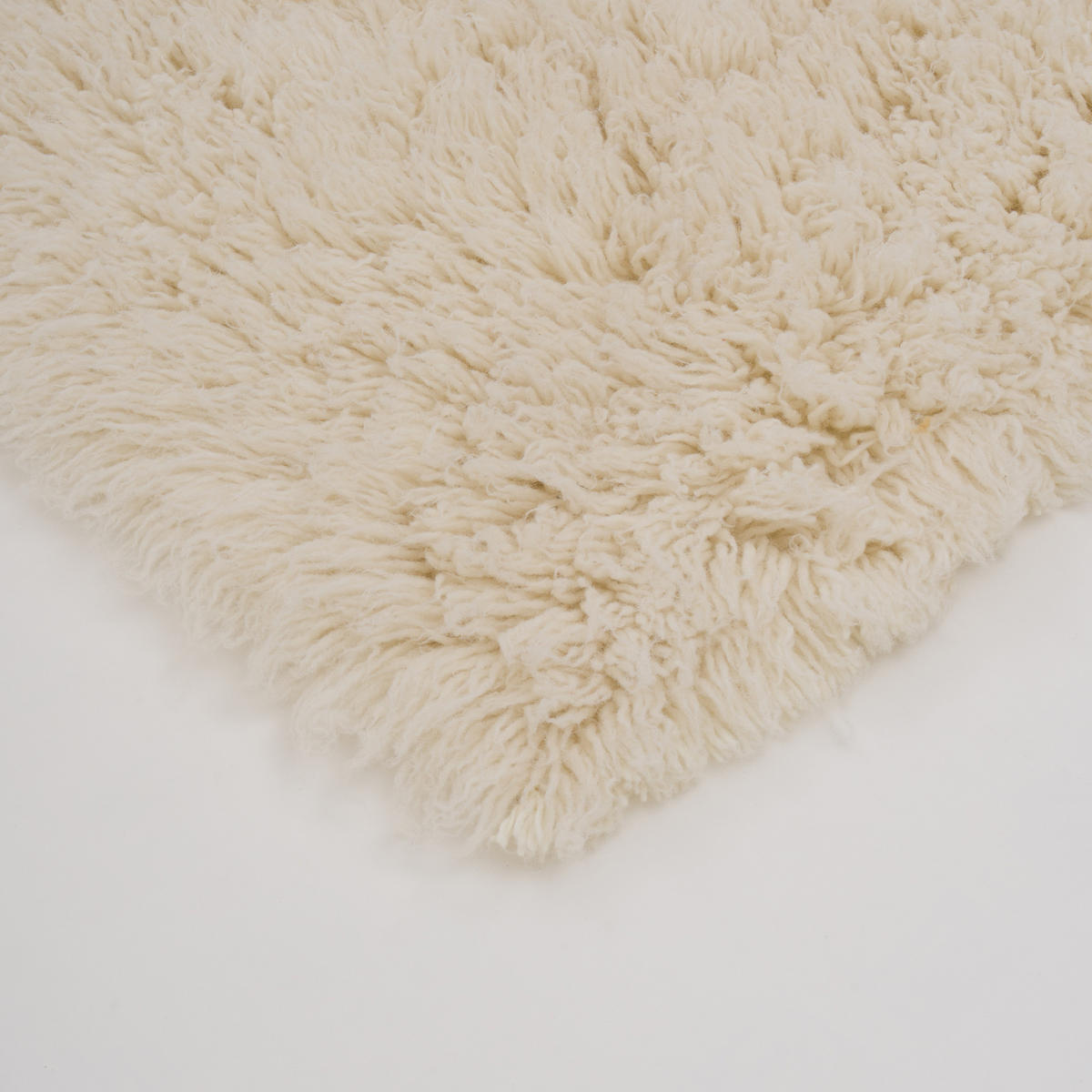 NATUR TEPPICH FLOKATI SUPREME - Creme, Textil (120/180cm) - Pergamon