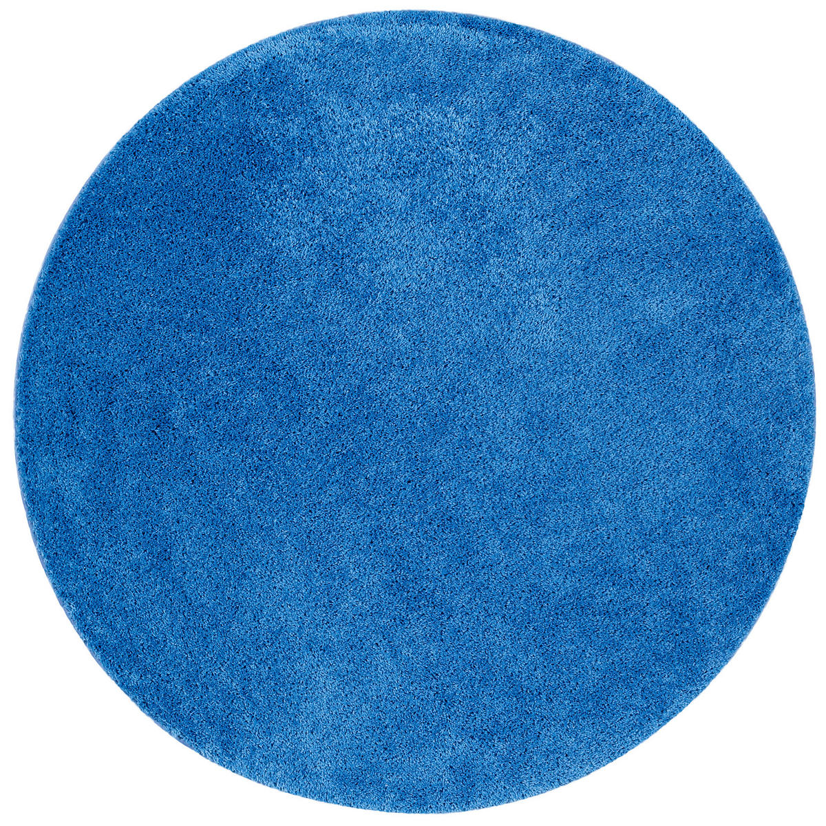 HOCHFLOR SHAGGY TEPPICH PALACE RUND - Blau, Textil (160/160cm) - Snapstyle