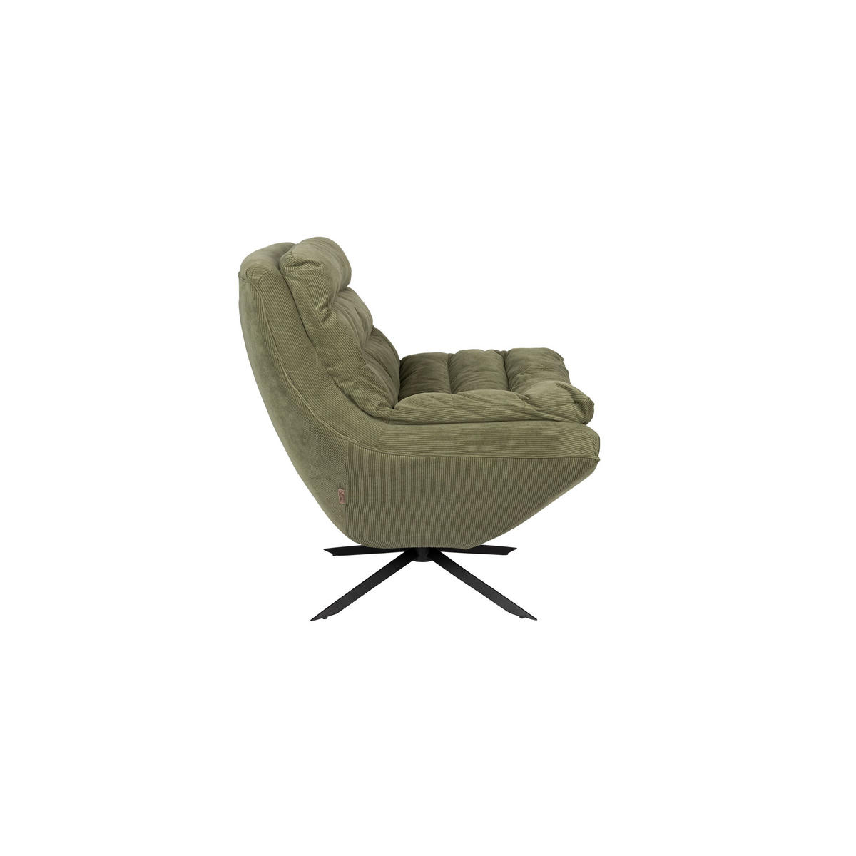 SESSEL Vince Grün - Grün, Textil (69/82/81cm) - Dutchbone