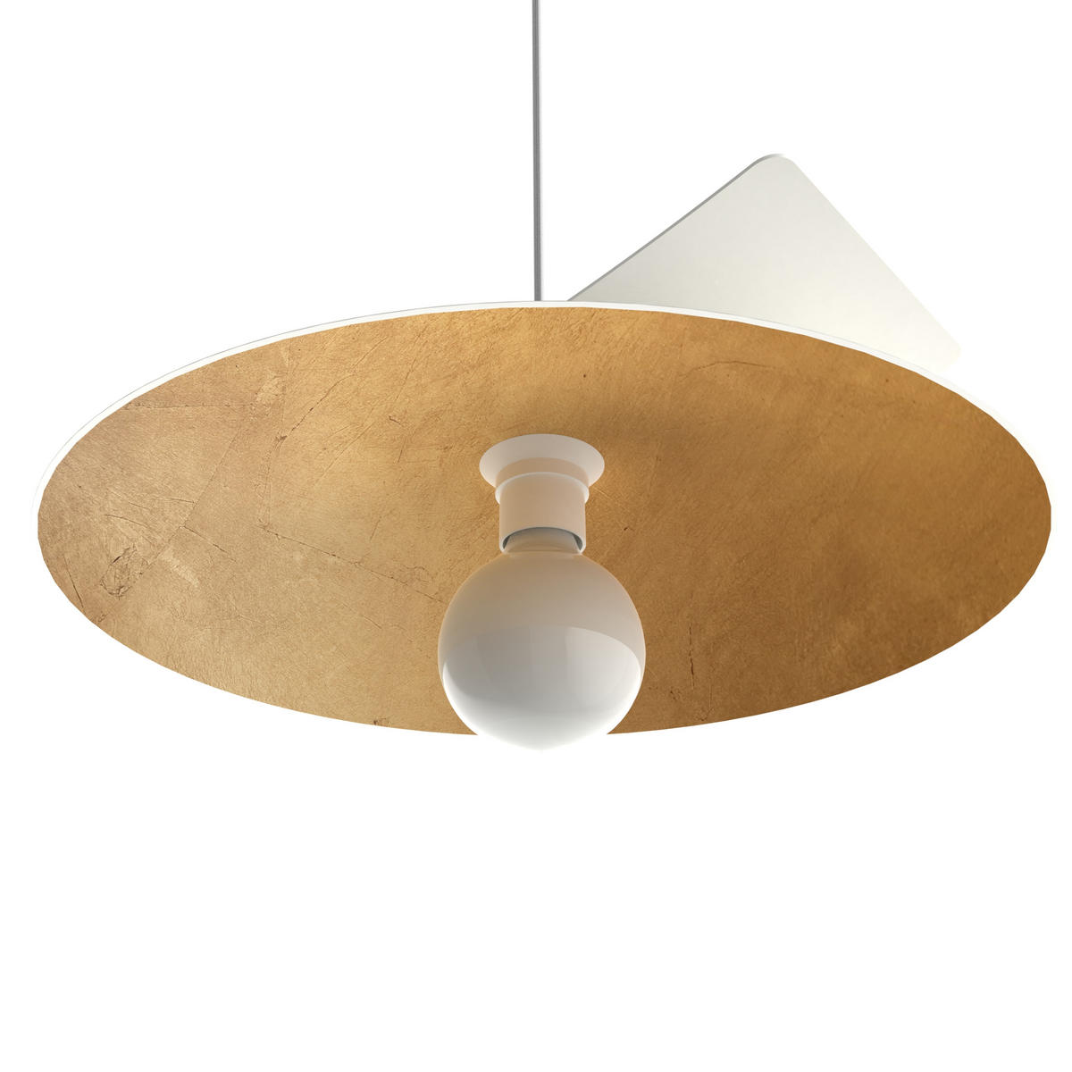 HÄNGELEUCHTE Miller - Goldfarben, Metall (40/34/16cm) - Lumicom