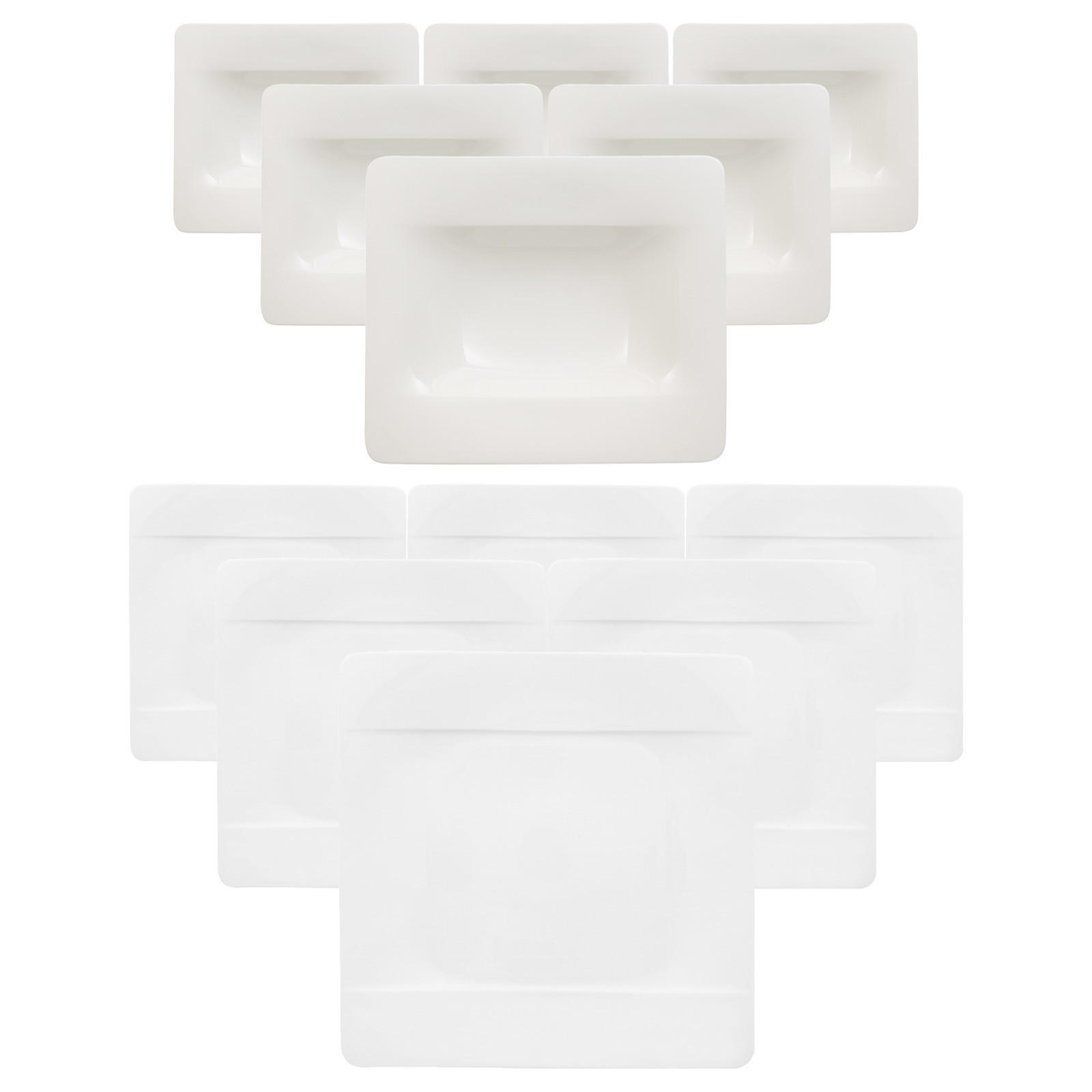 TAFELSERVICE Modern Grace weiß 12er Set - Weiß, Keramik (1/1/1cm) - Villeroy & Boch