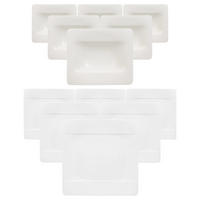 TAFELSERVICE Modern Grace weiß 12er Set - Weiß, Keramik (1/1/1cm) - Villeroy & Boch