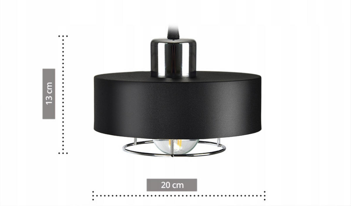 WANDLEUCHTE EDISON - Chromfarben/Silberfarben, Metall (23/23/20cm) - kiki design