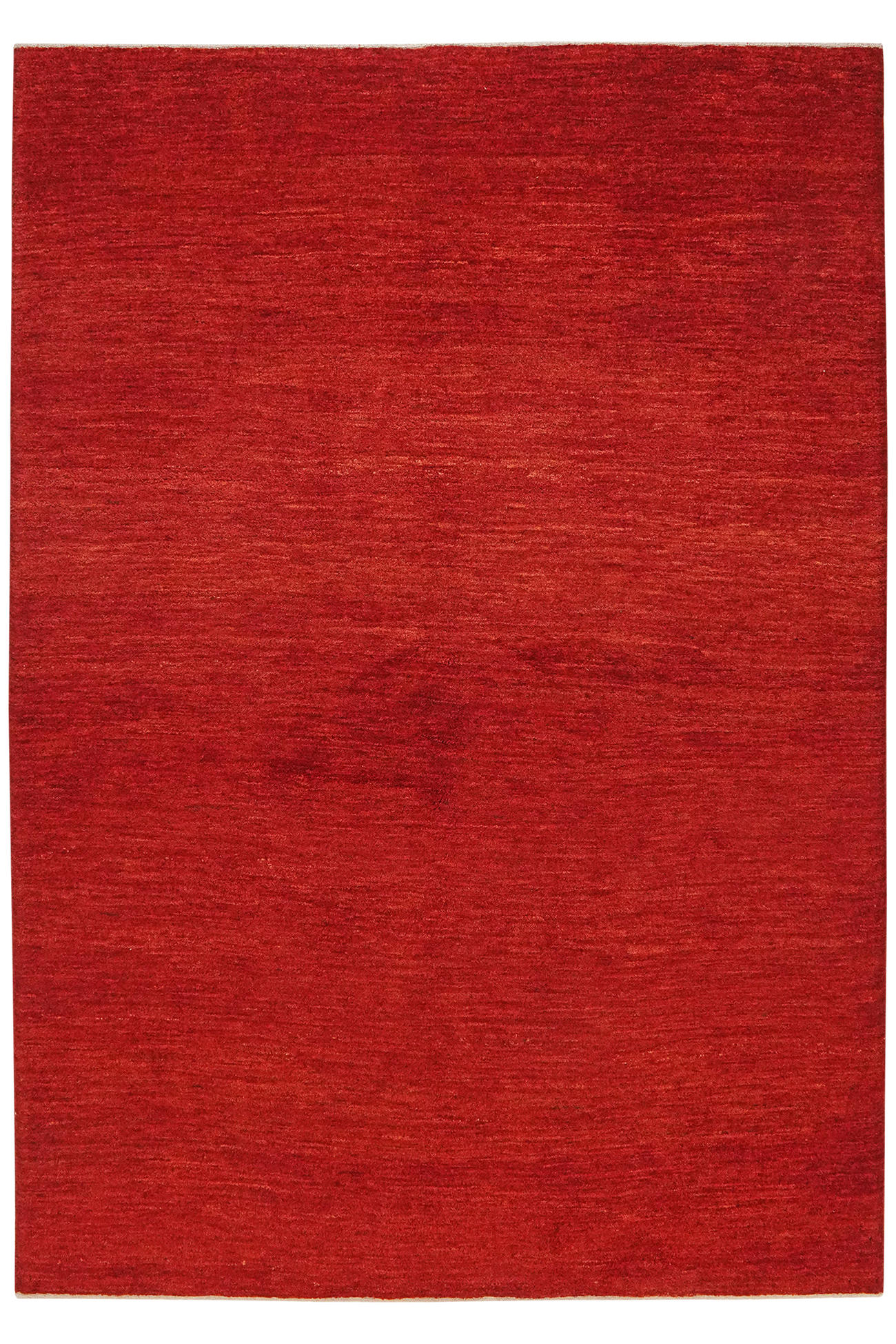 TEPPICH Rizbaf Rot 234/162 cm Schurwolle - Rot, Textil (162/234cm) - Looma