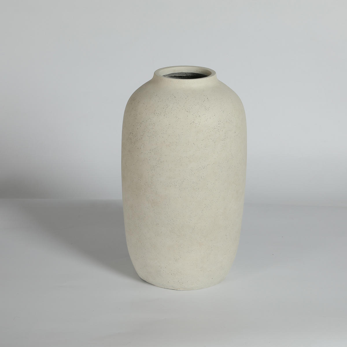 BLUMENTOPF 30/51 cm Weiß - Weiß, Naturmaterialen (30/51cm) - Oxeza