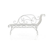 GARTENBANK Karina antik-grün - Braun, Metall (156/46/78cm) - TPFGarden