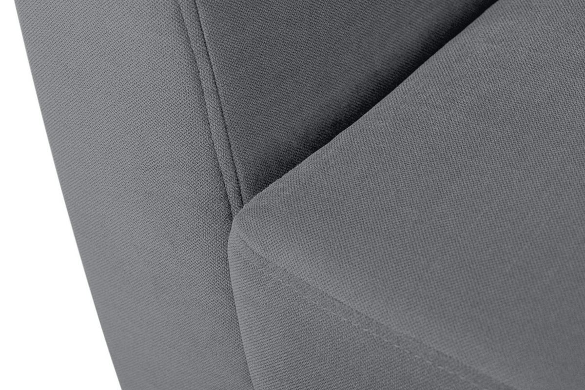 SESSEL TAGIO Massivholz-Beine, grau - Braun/Grau, Buchenholz/Textil (86/80/88cm) - KONSIMO®