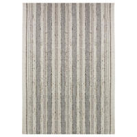 TEPPICH aus Wolle handgewebt HYTHE in Natur, gestreift, 140 x 200 cm - Beige, Textil (200/140cm) - KADIMA DESIGN
