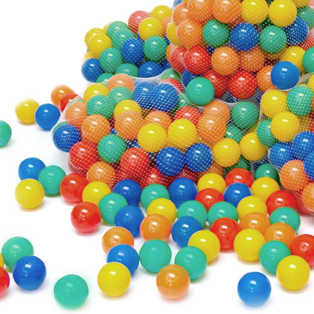 BÄLLEBAD-BÄLLE 200 Stück, bunt, 7 cm - Multicolor, Kunststoff (1/1/7cm) - Littletom
