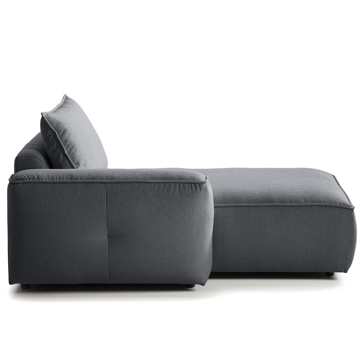 MODULLONGCHAIR - Grau, Holz/Textil (170/82/105cm) - home24