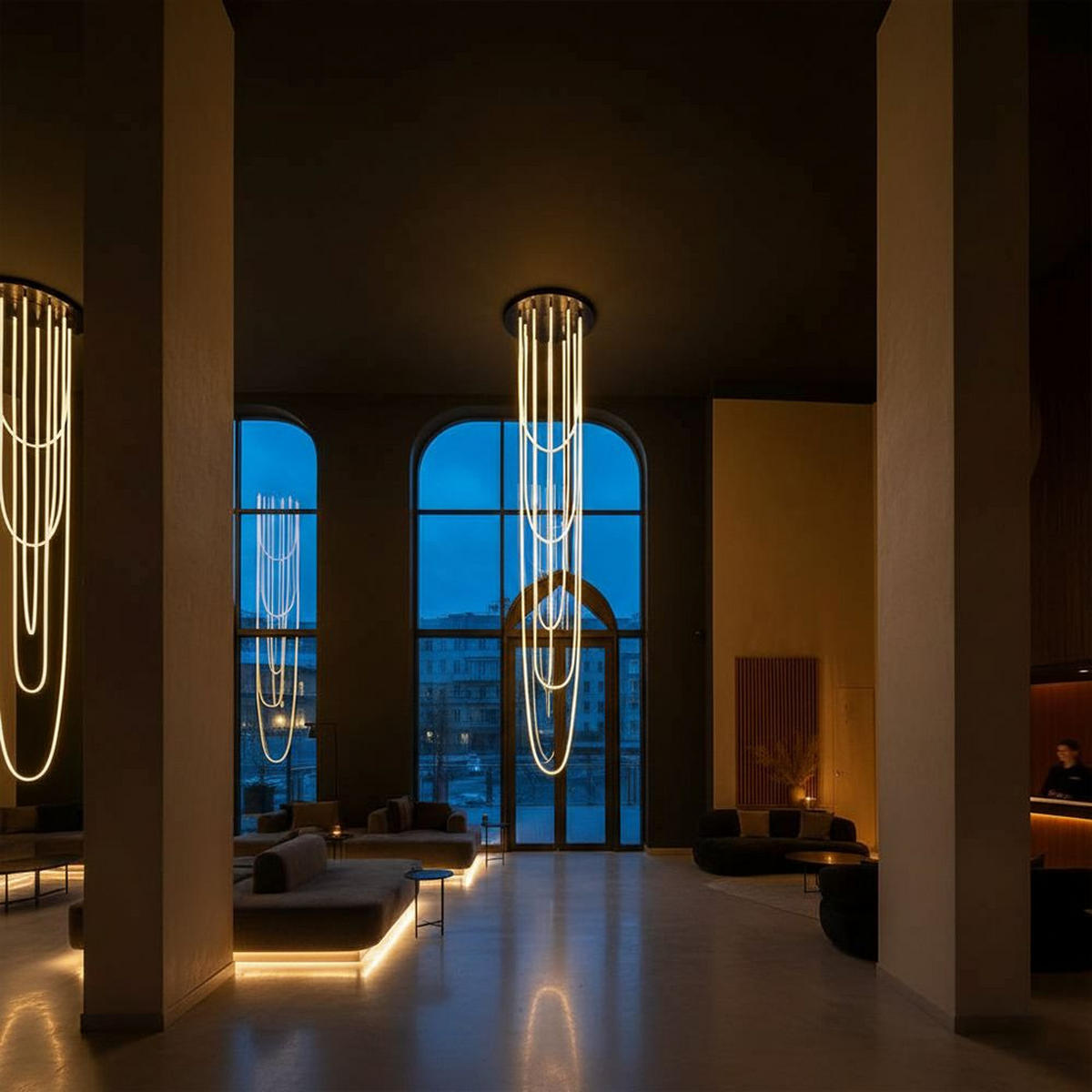 LED-GALERIELEUCHTE Arion XXL 550cm Schwarz - Schwarz/Weiß, Kunststoff (550/120/2.5cm) - s.luce